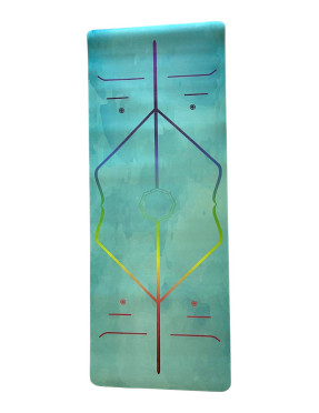 Коврик для йоги " замша каучук 5мм " Bavar Sport